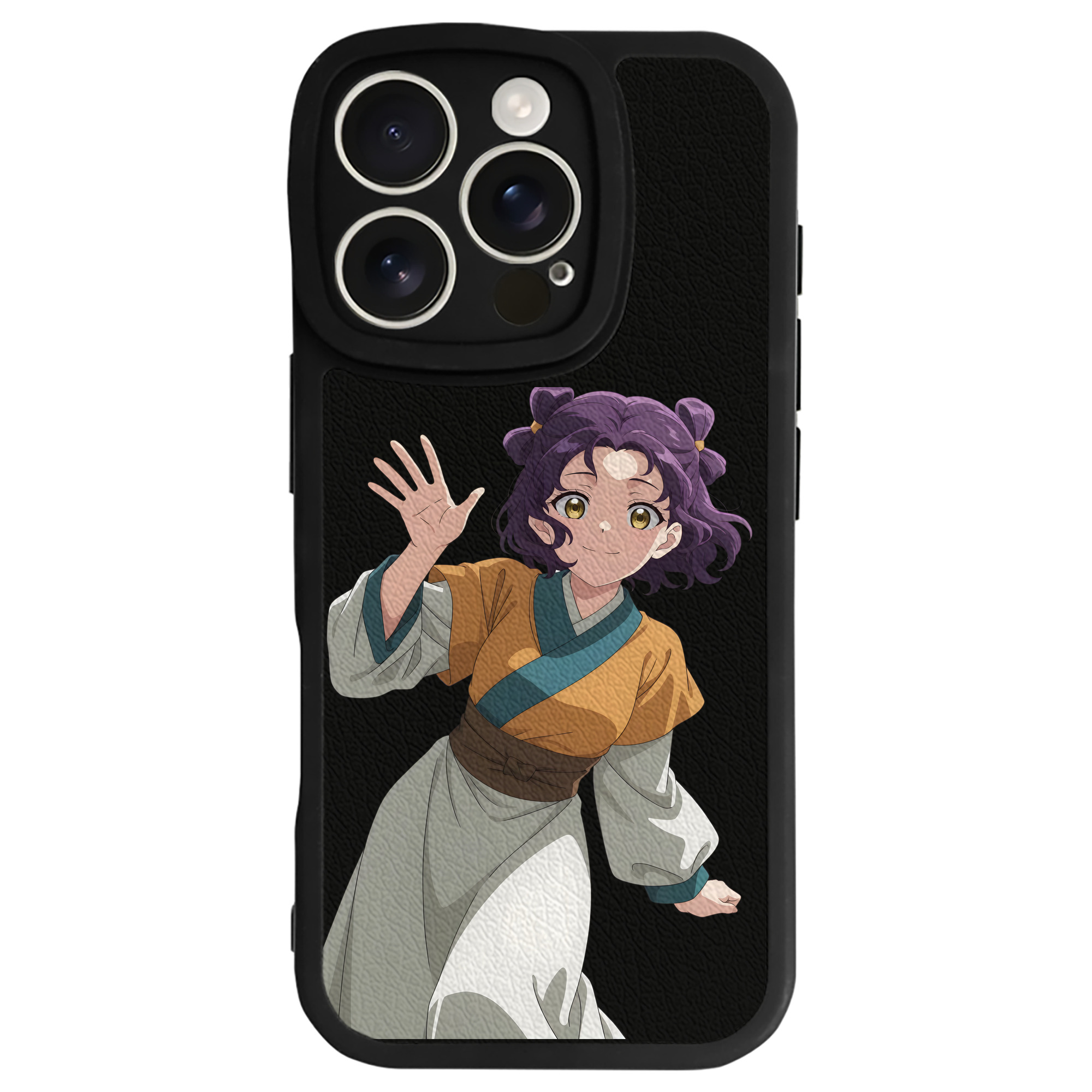 （画像用） 薬屋のひとりごと The Apothecary Diaries 【iPhone 16シリーズ対応】シリコンスマホケース（レザー調） 材質：シリコン